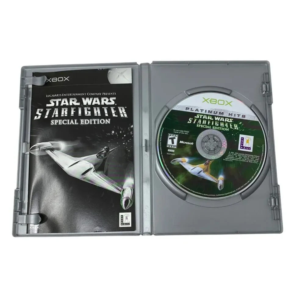 Star Wars Starfighter Special Edition Original Xbox Complete Video Game